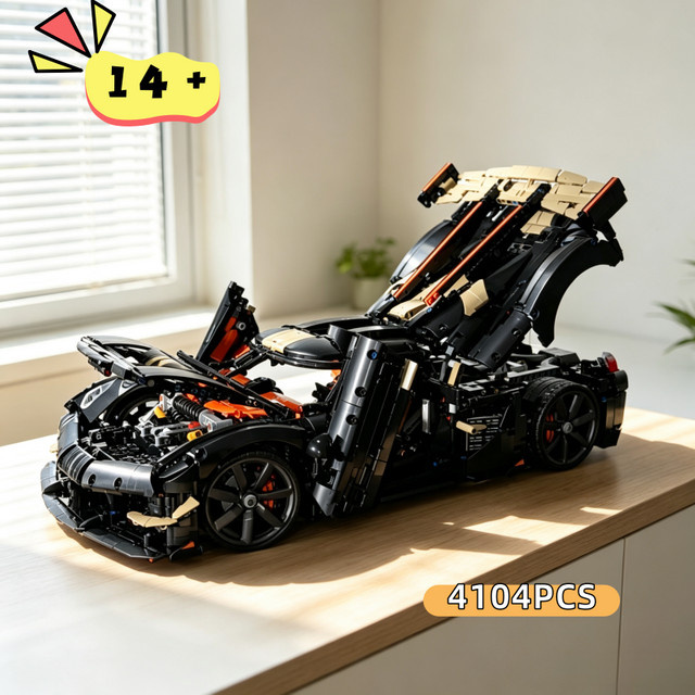 Hot Toys Super Mechanisches Rennauto, Bausteine, 4104 Teile, ab 14 Jahre - Bild 1