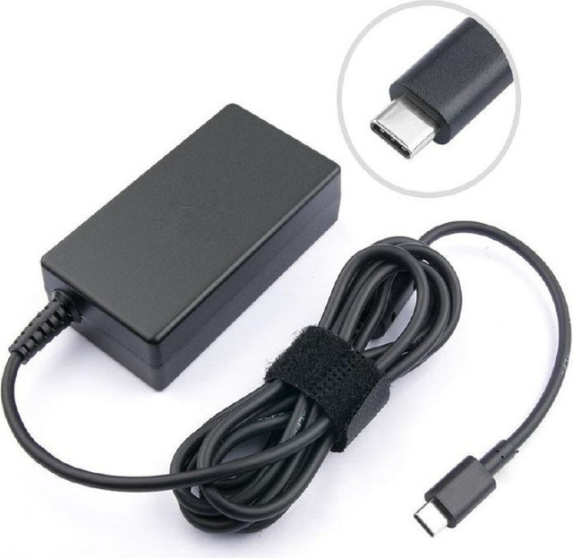 MicroBattery MBXUSBC-AC0008 Netzteil und Spannungsumwandler für den Innenraum mit USB-C, 45 W, Schwarz - Bild 1