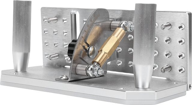 Meterk Bandschleifer-Schärfvorrichtung und Klingenschärf-Lokalisator in Silber und Weiß mit verstellbarem Winkel für Winkelschleifmaschinen und Schneidwerkzeuge - Bild 1