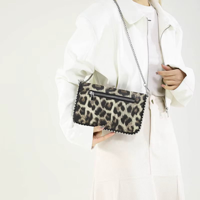Xotind Umhängetasche Leopard, PU Leder, Damen - Bild 1