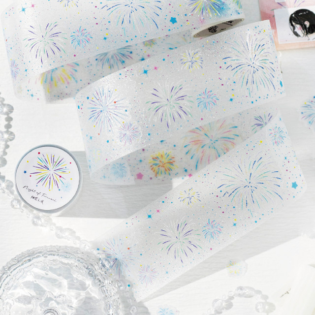 Mr Paper Dreamscape Shimmer Series Washi Tape Set, 3 Rollen glitzerndes Sand-Stanzband in Multicolour - Bild 1