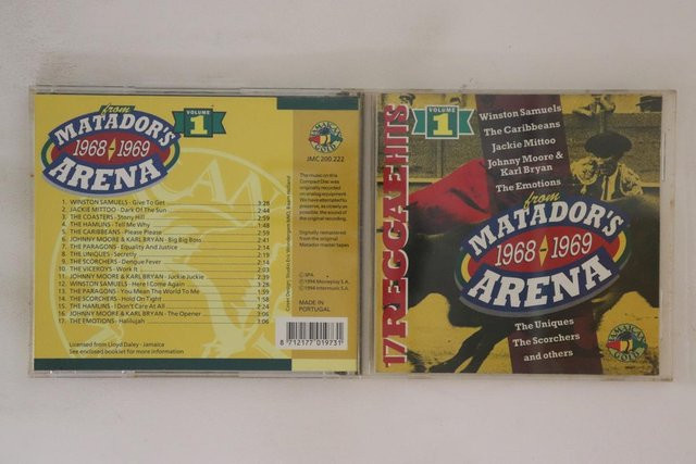 Jamaican Gold CD mit verschiedenen Reggae, Ska und Dub Titeln aus der Matadors Arena 1968/1969, braun/mehrfarbig, gebraucht - Bild 1