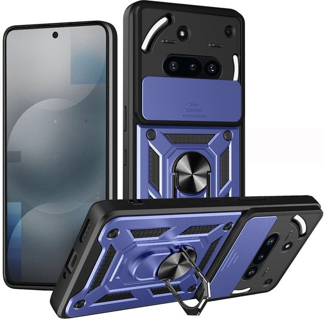 Techsuit CamShield Schutzhülle für Nothing Phone (3a) in Blau - Bild 1
