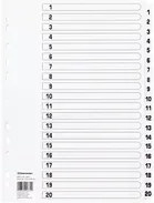 Soennecken Zahlenregister A4 weiß liniertes Papier - Bild 1