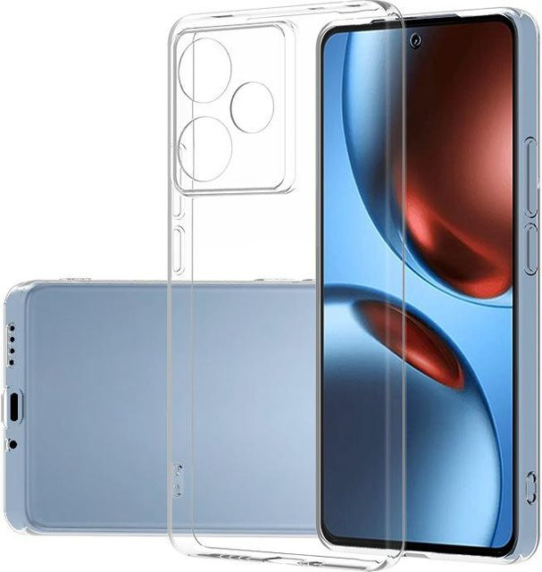 Transparente TPU Handyhülle für Realme GT 7, GT7, GT7T in Grau - Bild 1