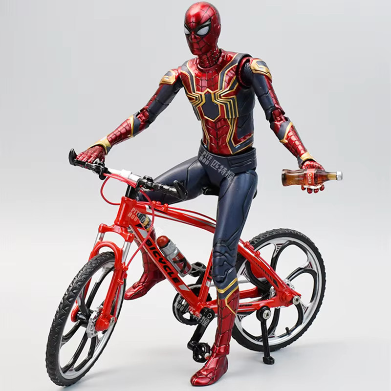 ZD Toy Marvel Iron Spider Man Advanced Suit Legends No Way Home Peter Parker, Actionfigur, Gold Schwarz Rot, ab 14 Jahren - Bild 2