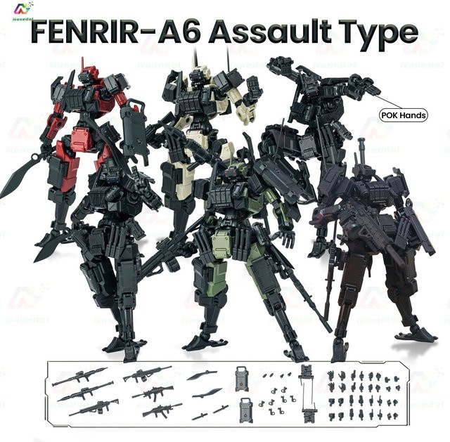 Sheik Mainland 3MIN-A Project 1/18 FENRIR A6 Assault Type Mecha-Bausatz, 1:18, ab 15 Jahren - Bild 1