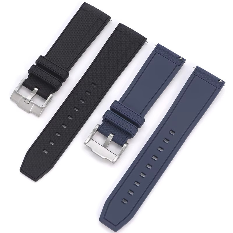 olevo Uhrenarmband Silikon, 20 mm, 22 mm, Unisex - Bild 2