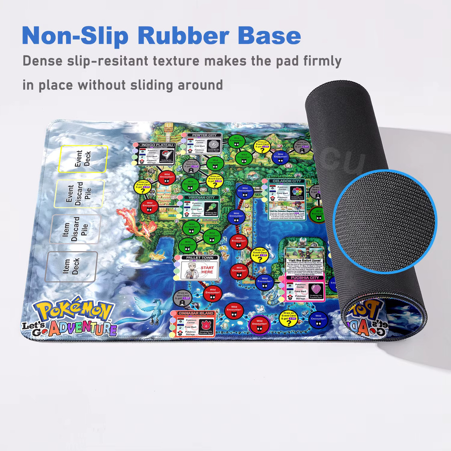 Potdemiel Anime XXL Mauspad Pokemon Gaming Schreibtischunterlage Multicolor - Bild 2