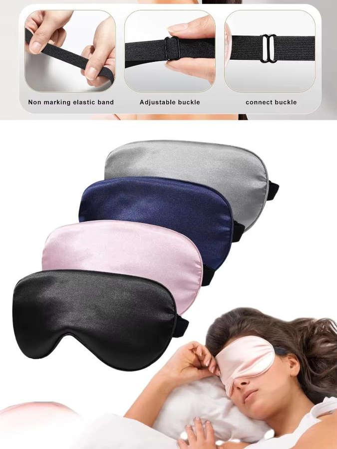 Hot Trave Schlafmaske aus Seide, Unisex - Bild 6
