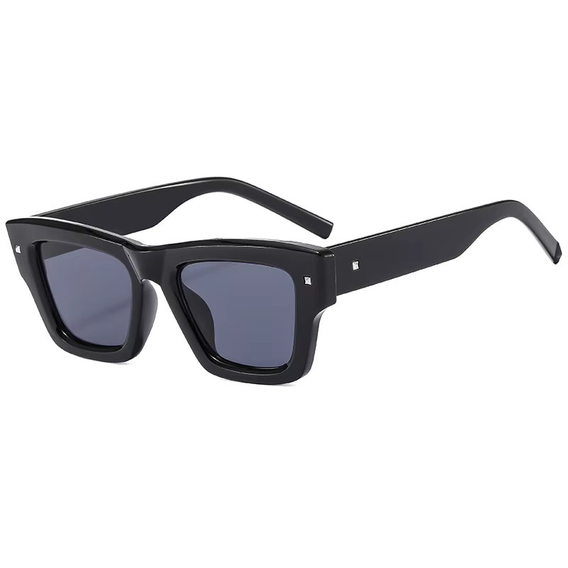 Ah-Mee Sonnenbrille, Vollrand, Square, Kunststoff, Schwarz, Unisex - Bild 2