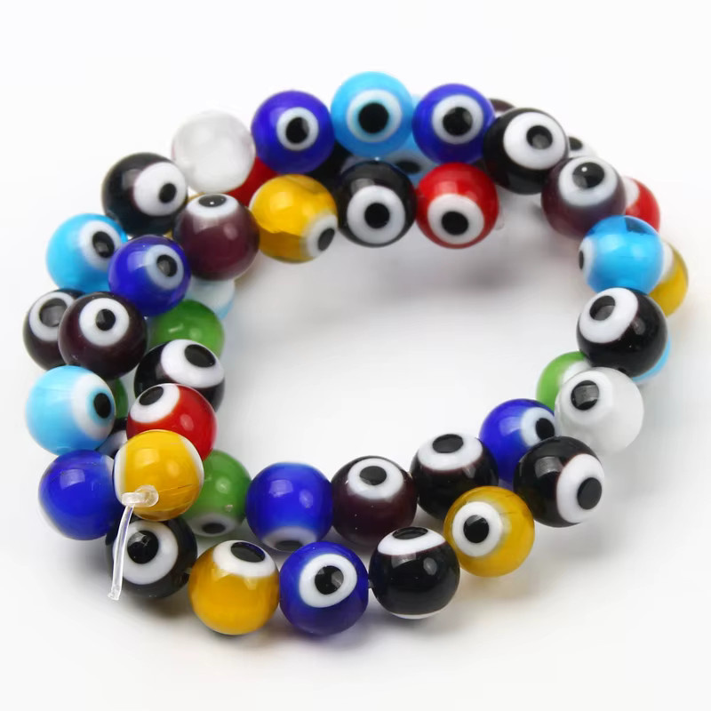 Laudsong Glasperlen, bunt, 8 mm, Unisex - Bild 6