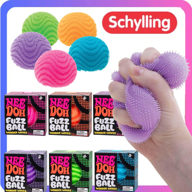 Schylling Nee Doh Fuzz Ball, Stressball, Sensorisches Spielzeug - Bild 1