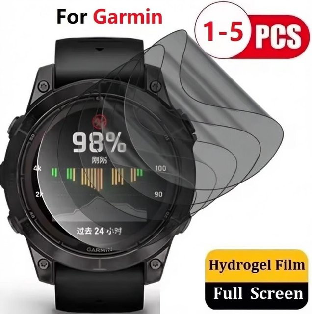 Sichtschutz-Hydrogelfolie für Garmin Enduro 1 2 3 Displayschutzfolie transparent - Bild 1