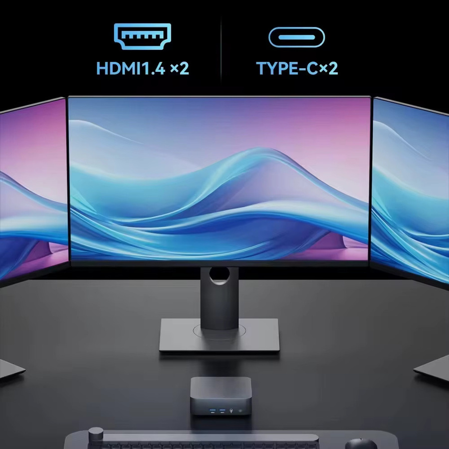 Intel Mini-PC mit I9-10980HK Prozessor, Windows 11, 32GB DDR4 RAM und 1TB SSD, WiFi 6 Gaming-Computer und Büro-Desktop - Bild 3