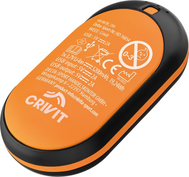 CRIVIT Outdoor-Handwärmer in Orange - Bild 1