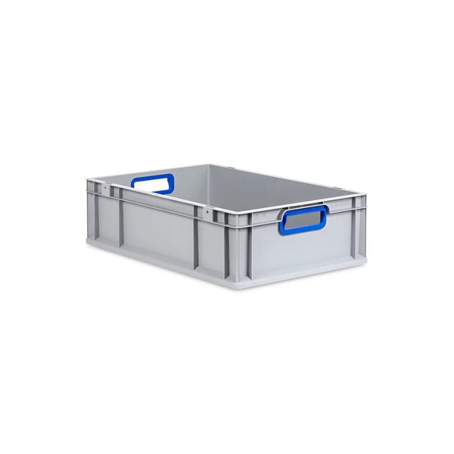 PROREGAL Eurobox Nextgen Color Transportbox mit Griffen und glattem Boden, Blau, H x B x T: 17 x 40 x 60 cm, 34 Liter - Bild 2