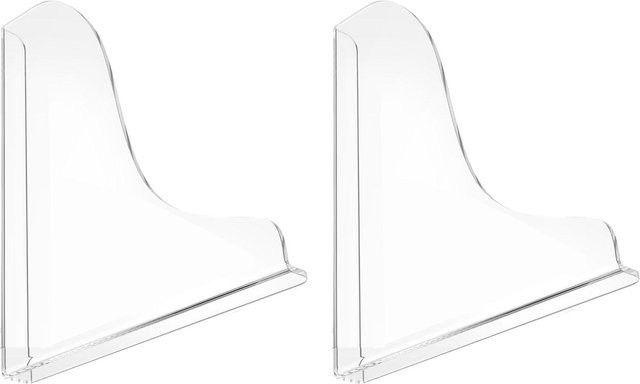 2er-Set mfySpace Duschspritzschutz aus Acryl in Transparent und Weiß für die Badewannen-Ecke - Bild 1