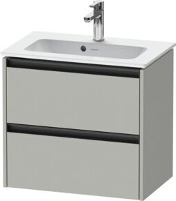 Duravit Waschtischunterschrank Ketho.2 Compact, grau, wandhängend, B/T: 61 x 39 cm - Bild 1