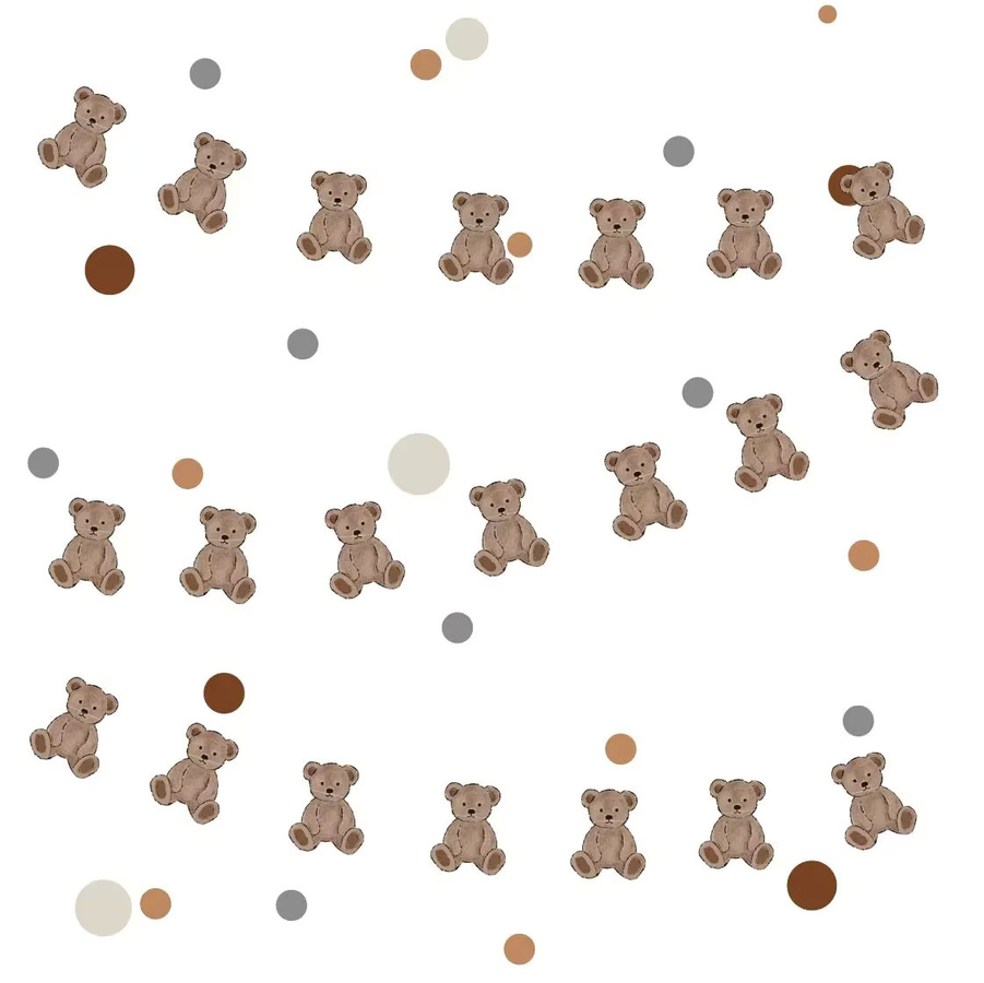 KUKUZHU Geburtstag Banner mit Bären Motiv für Kinder, 2,5 m, Mehrfarbig - Bild 1
