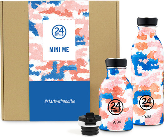 24Bottles Gift Box Mini Me Urban Bottle Trails in Multicolour - Bild 1