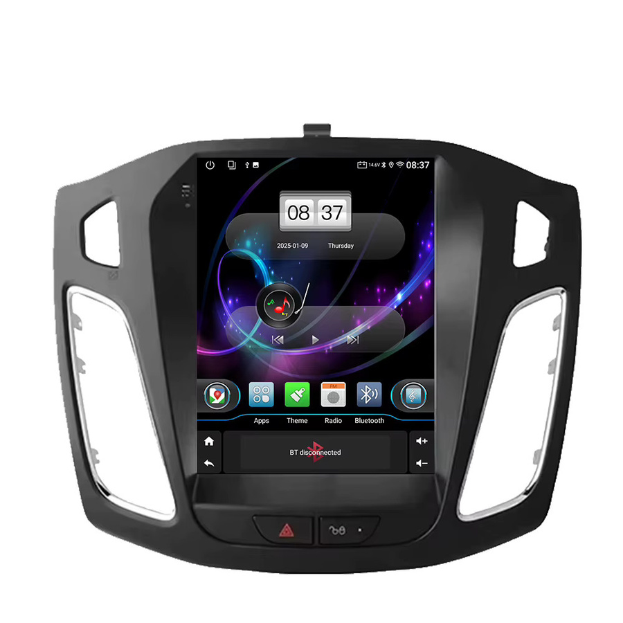 Nevegetor Android 15 Auto Radio für Ford Focus MK3 2011-2019 mit Multimedia Video Player, Navigation, GPS, Bluetooth und CarPlay, 2DIN, Schwarz - Bild 6