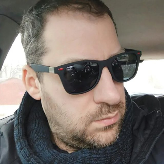 BMAD Sonnenbrille, quadratisch, Vollrand, Kunststoff, Unisex, polarisiert - Bild 1