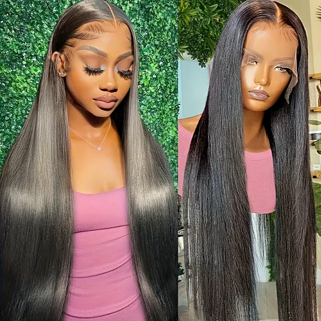 BELEXTENS Echthaarperücke HD Lace Frontal, 30 Zoll, 220 Dichte, Damen - Bild 1
