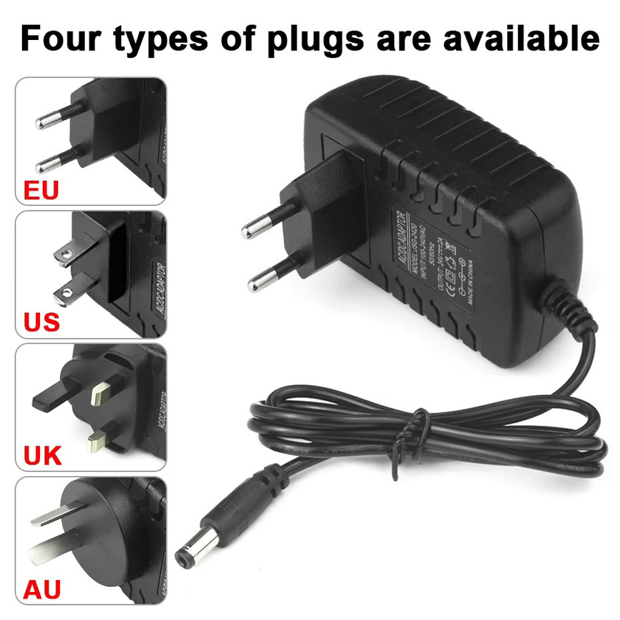 Universal LED Netzteil Beleuchtungstransformator AC110-240V DC 24V in Schwarz - Bild 2