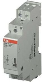 ABB Stotz S&J Stromstoßschalter 12 VAC, 16 A, 1 NO, Weiß, E290-16-10/12 - Bild 1