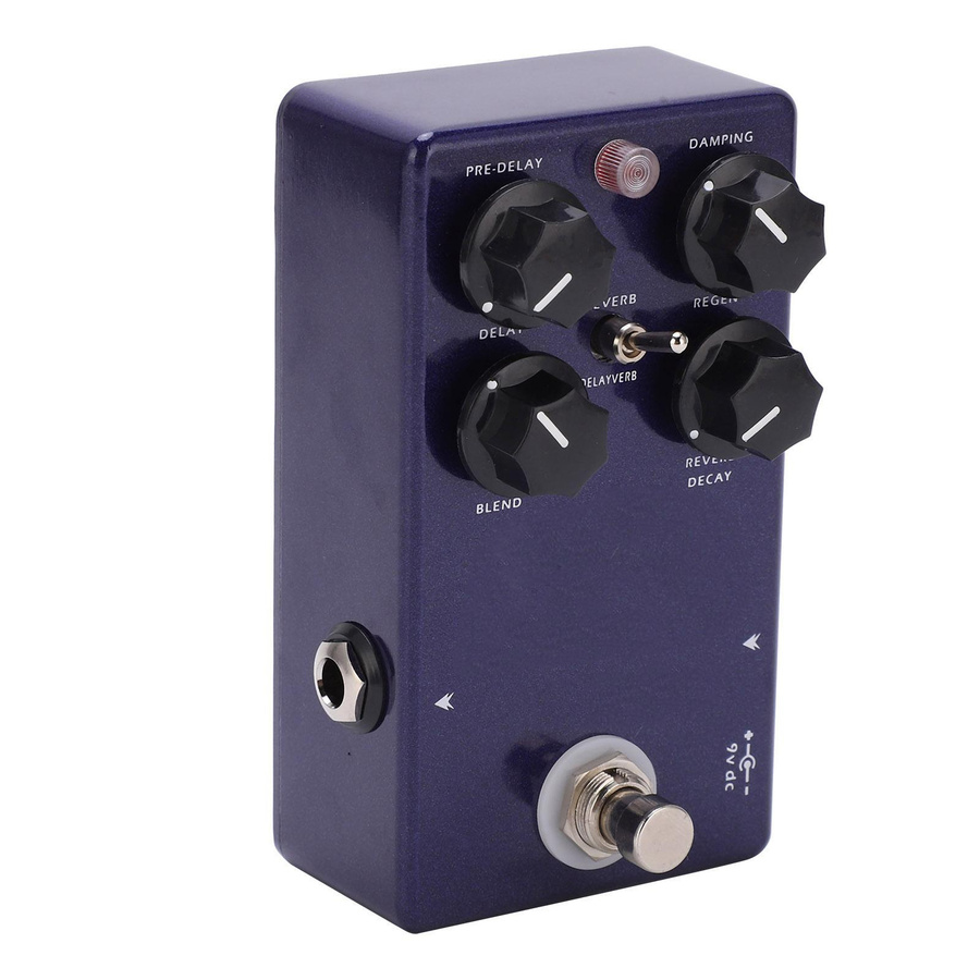 Fishine Sky Reverb Delay 2 in 1 Gitarren-Effektpedal in Blau - Bild 2