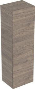 Geberit Smyle Square Mittelhochschrank in Nussbaum Dekor, Farbe Braun, B/T/H: 36 x 29,9 x 118 cm - Bild 1