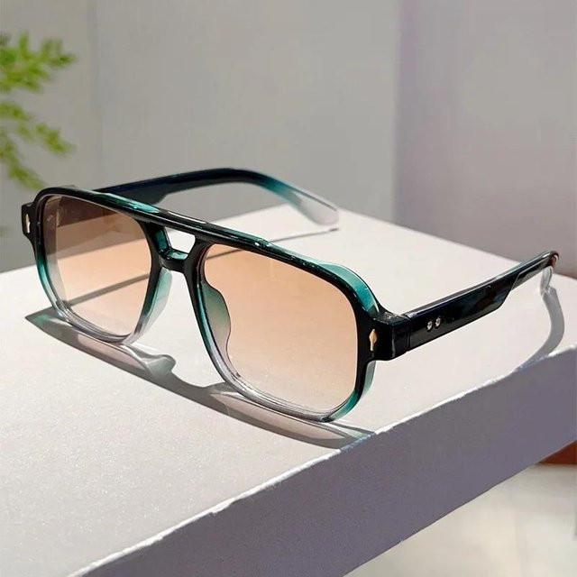 YIHESH Sonnenbrille, rectangular, Kunststoff, Vollrand, black, Damen - Bild 1