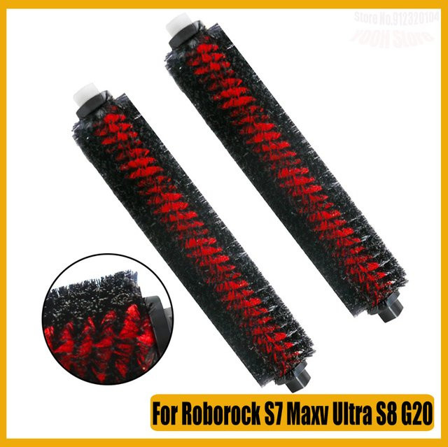 Roborock Ersatz-Rollbürste für S7 MaxV Ultra, S8, S8 Plus, S8 Pro Ultra und S8 G20 in Schwarz - Bild 1