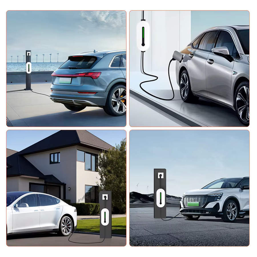 JDMEX GBT EV-Ladegerät Tragbares Elektrofahrzeug-Ladegerät in Weiß mit einstellbarem Strom 8 A bis 16 A, 3,5 kW, 1-Phasen-EVSE-Aufladung - Bild 6