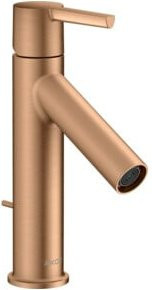 Hansgrohe Axor Starck Waschtisch-Einhebelmischer in Brushed Bronze mit Pop-up-Abfluss und Wasserersparnis - Bild 1
