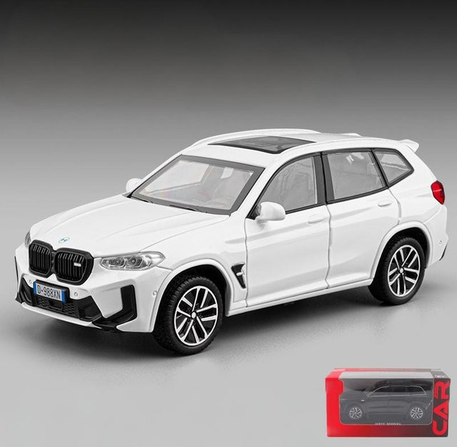 Linyi toy car Bmw X3m X3, Modellauto, 1:32, Metall, mit Licht und Geräusch, ab 14 Jahren - Bild 1