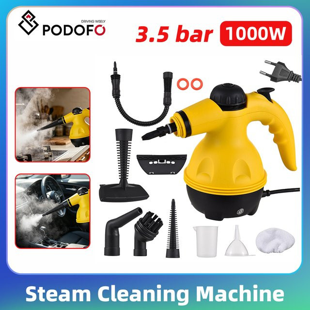 Podofo Handgehaltener Dampfreiniger mit 1000W für Küche, Bad und Auto - Bild 1