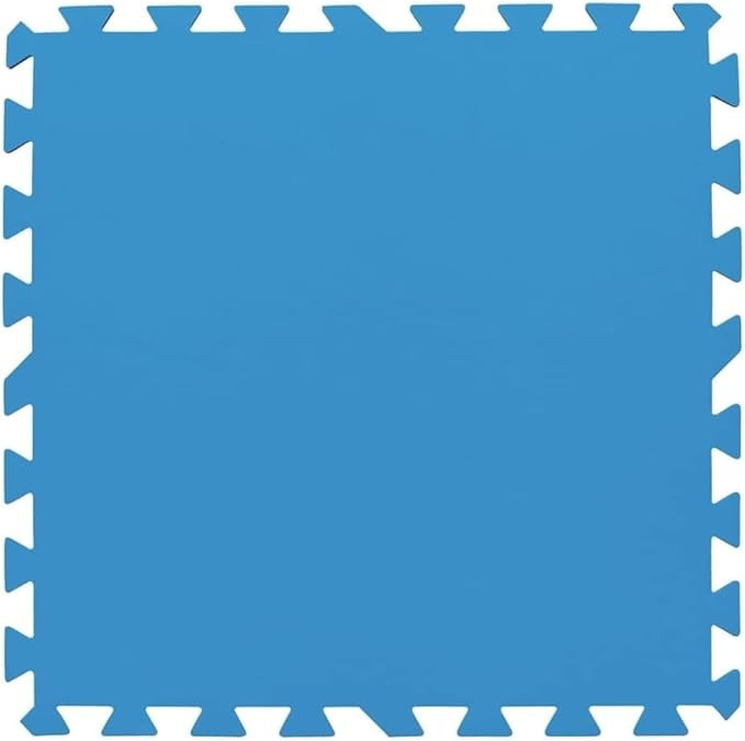 Bestway Flowclear Pool-Bodenschutzfliesen XL-Pack in Blau, 18 Stück, B/T: 50 x 50 cm - Bild 1