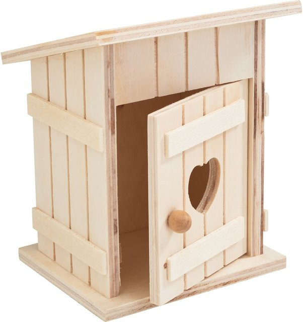 VBS Miniatur Toilettenhäuschen aus Pappelholz und Sperrholz - Bild 1