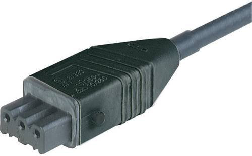 Hirschmann STAK 3K 932187015 Netz-Anschlusskabel mit Netz-Buchse und offenen Kabelenden, 3 + PE, Schwarz, 5,00 m - Bild 1
