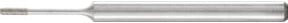 PFERD TOOLS Diamant-Schleifstift Zylindrisch in Silber, Durchmesser: 1,0 mm, Schaftdurchmesser: 3 mm, Gesamtlänge: 64 mm, Körnung: fein - Bild 1