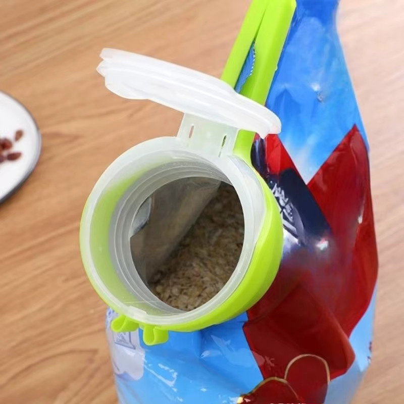 Versiegelungsclip für Lebensmittel in Blau zur feuchtigkeitsbeständigen Aufbewahrung von Snacks und Getreide - Bild 4