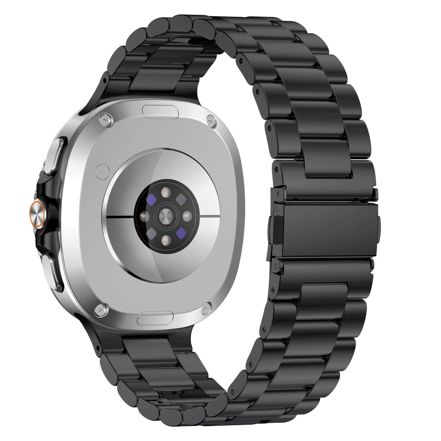 Uhrenarmband Edelstahl, Schwarz, Samsung Galaxy Watch 8 40 mm 44 mm, Unisex - Bild 2