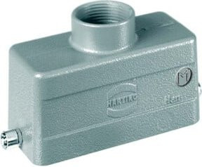 Harting Tüllengehäuse HAN 16B-GG-R-M25 19300161441 aus Aluminium in Grau - Bild 1