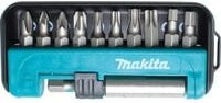 Makita Bit-Set 11-teilig mit PH, PZ, H und TX Bits sowie magnetischem Bithalter - Bild 1