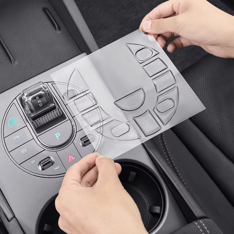 SHUN SOON Schutzfolie für BYD SEAL 06 DM-i, GT und Sealion 05 DM-i, GT Zentrale Steuerung Taste Aufkleber aus Epoxy, transparent - Bild 4
