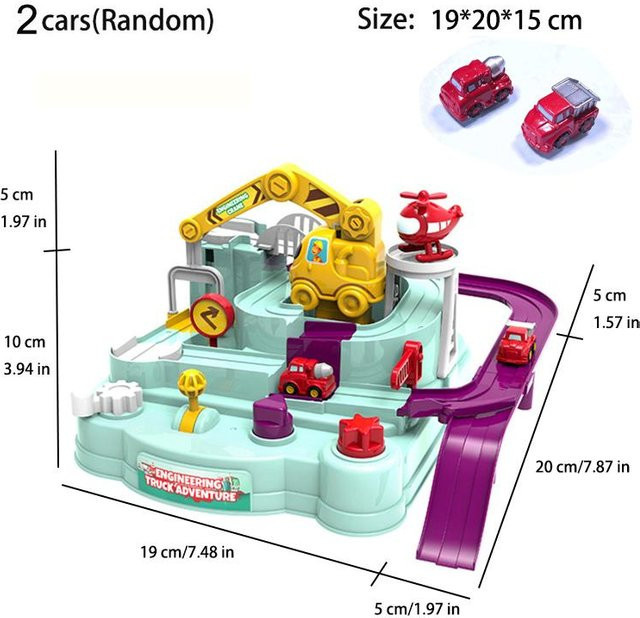 Fashnics Racing Rail Car Modell, Lernspielzeug, Weltraum, ab 6 Jahren - Bild 1