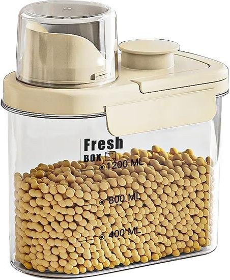 Versiegelter Lagertank von Yiran Furniture in Beige zur feuchtigkeitsdichten Lagerung von Reis und Sojabohnen - Bild 1