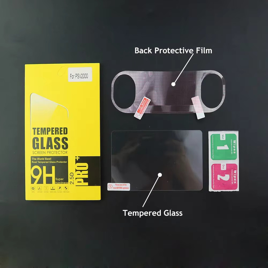 Full HD Displayschutzfolie aus gehärtetem Glas für PlayStation PS Vita PSV 1000 und PSV 2000, transparent - Bild 2
